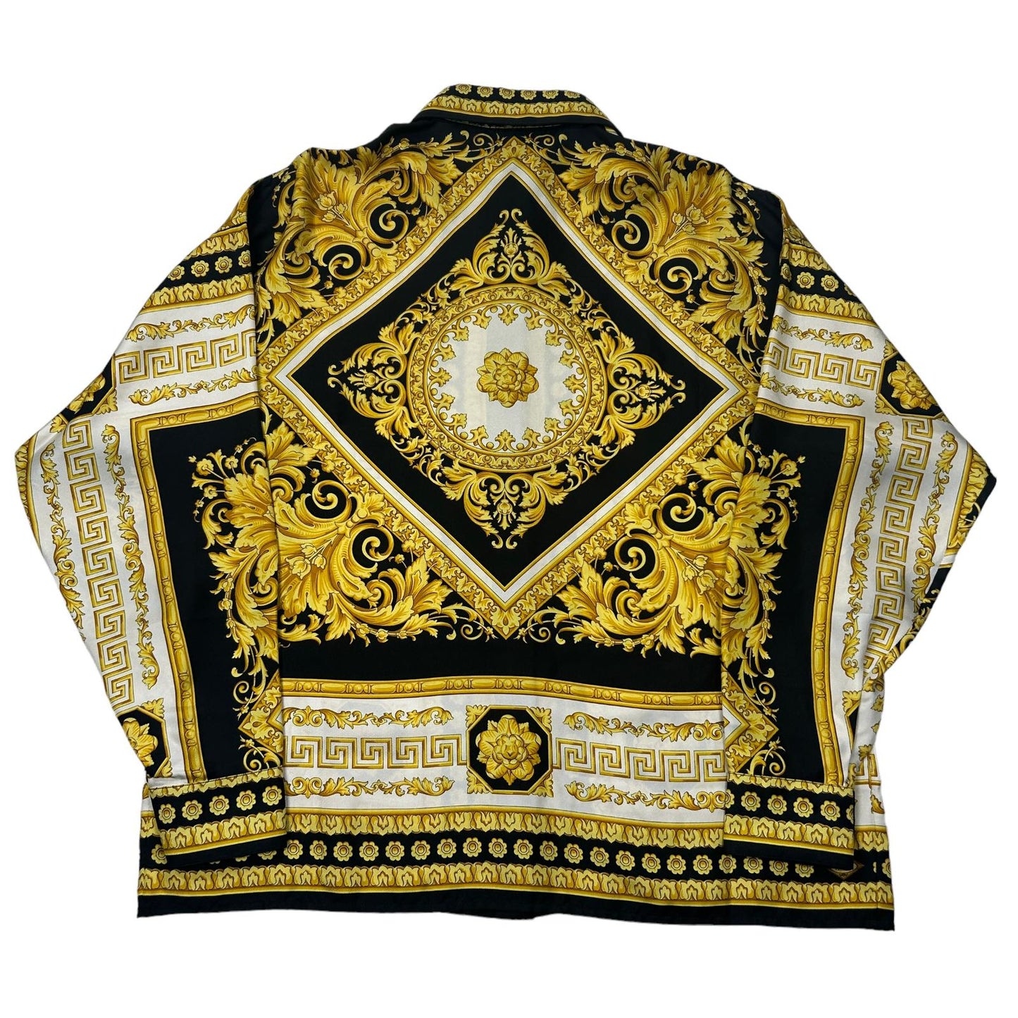 VERSACE Silk Berocco Button Up Shirt Size 44 NEW RRP 1390