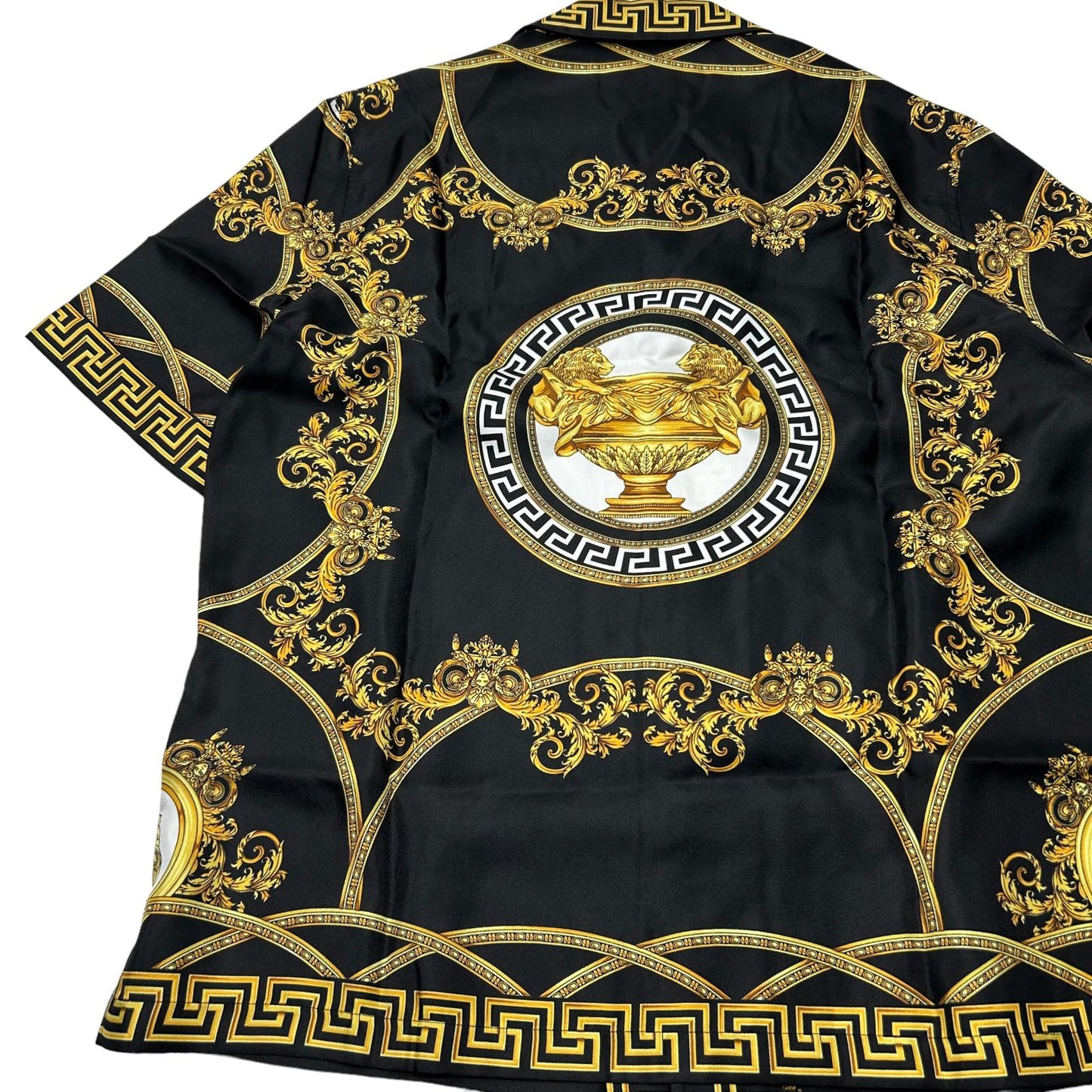 VERSACE Silk Multi Aover Button Up Shirt Size 50 NEW RRP 980