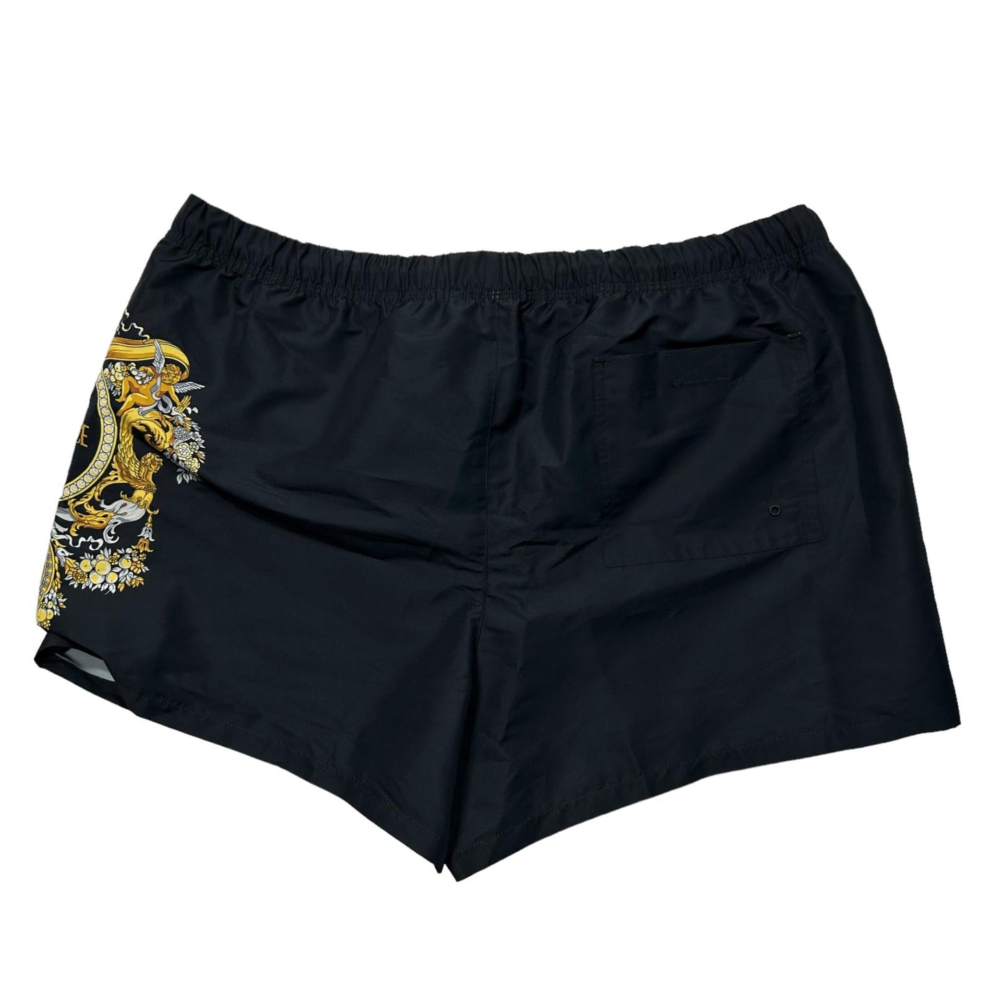 VERSACE Black Swim Shorts Medusa Logo Size 6 NEW RRP 340