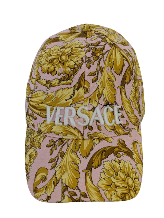 VERSACE Pink Caps Barocco Classic Hat Size 59 NEW RRP 370
