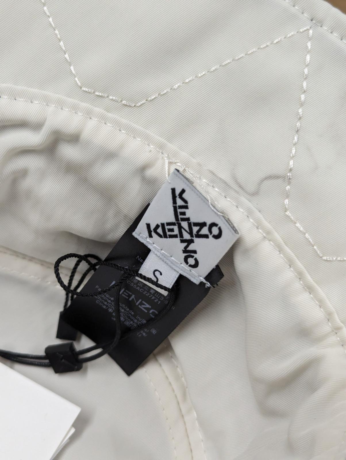 KENZO Black Bucket Hats Reversible Sport Logo Bucket Hat Size S NEW RRP 115