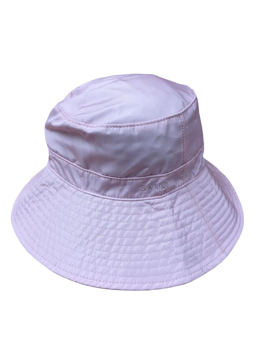 GANNI Pink Hats Wide Brim Bucket Hat City Classic Size XS/S NEW RRP 75