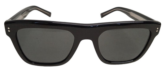 DOLCE & GABBANA Men's DG4420 Black Acetate Sunglasses 52-20-145 NEW RRP265