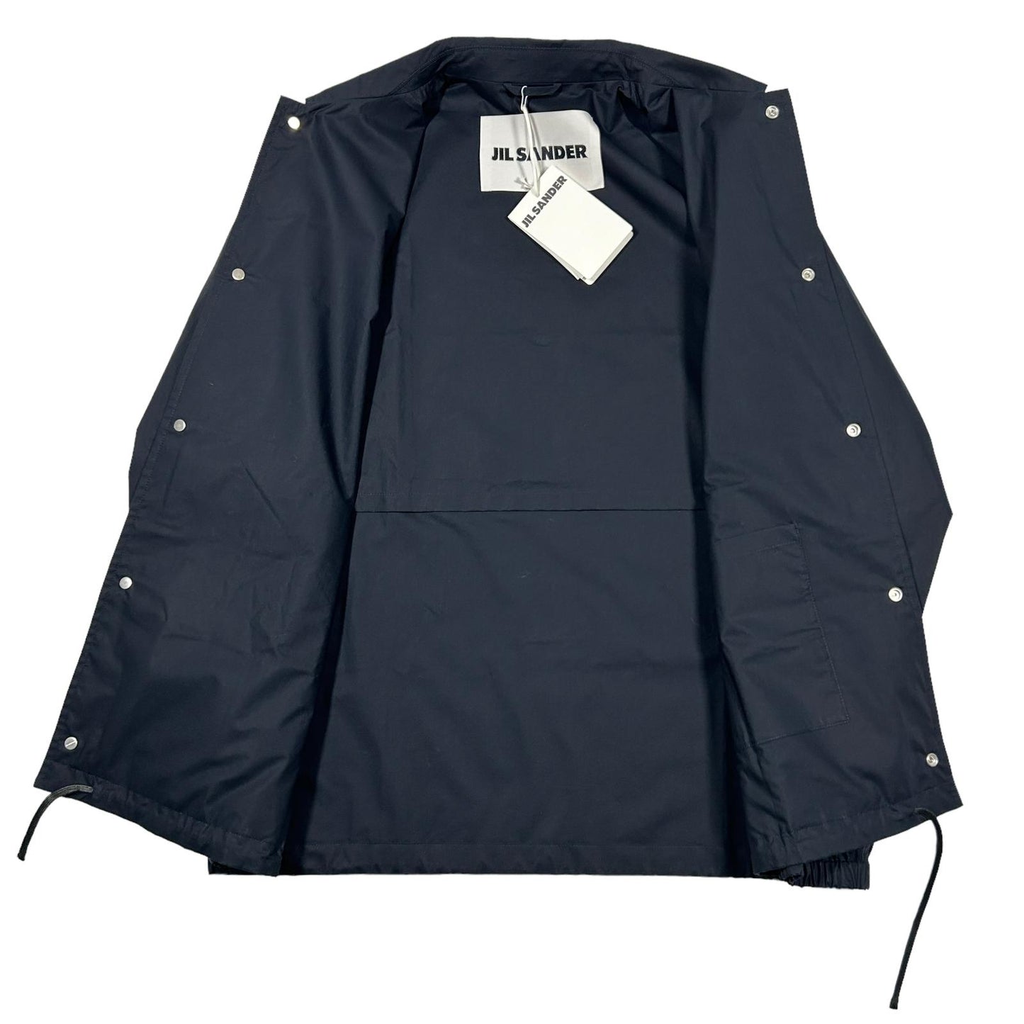 JIL SANDER Coach Jacket Tech Essential Blue Poplin EU48 UK38 NEW RRP1080