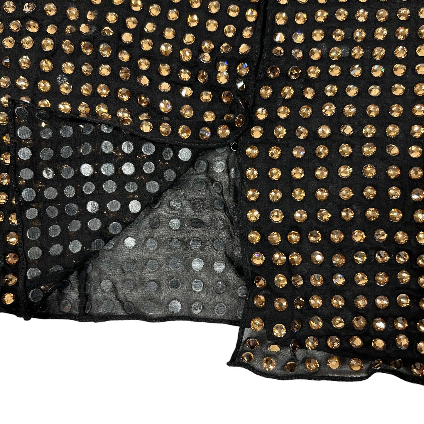 16ARLINGTON Botley Cutout Crystal-embellished Top Size 8 NEW RRP 1250