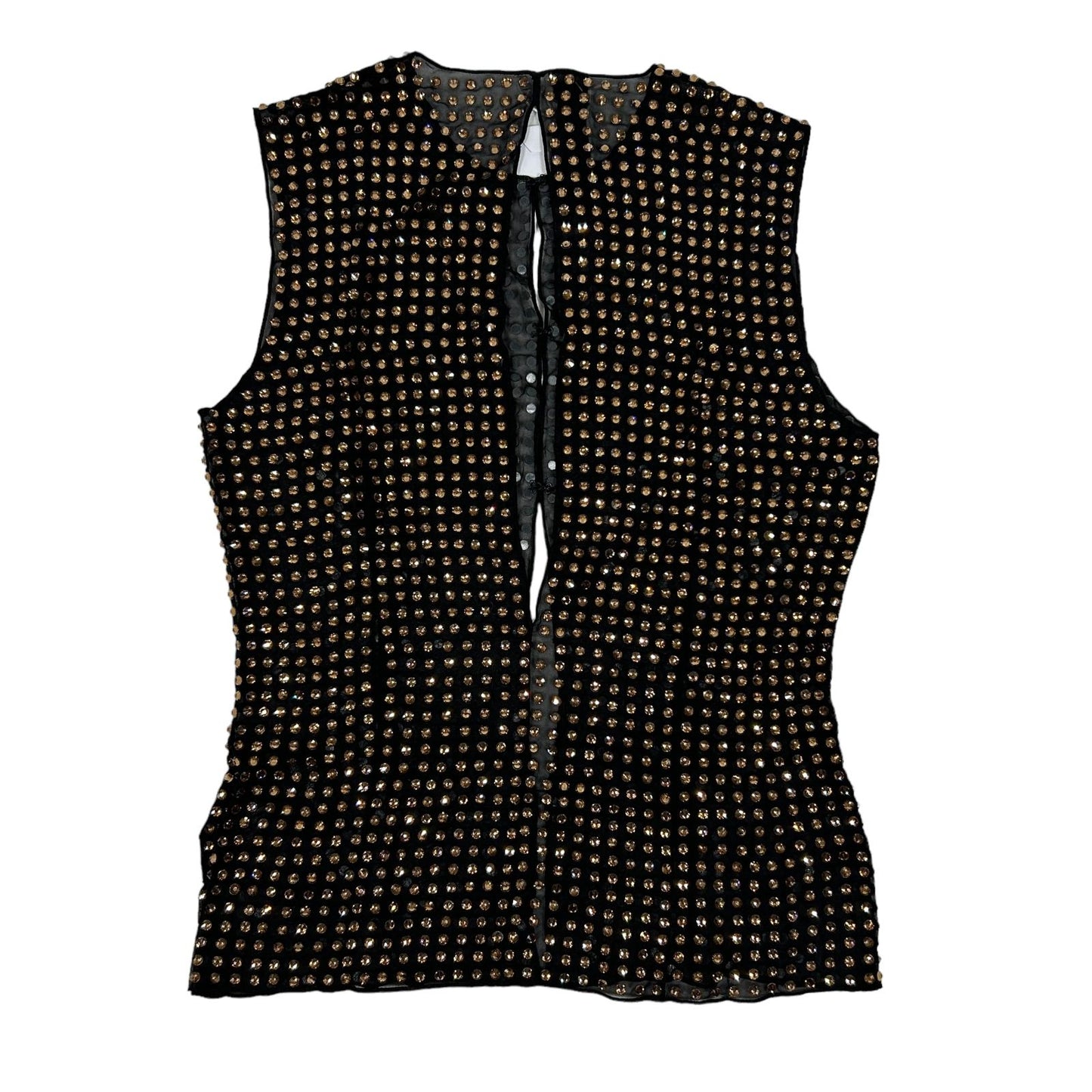 16ARLINGTON Botley Cutout Crystal-embellished Top Size 8 NEW RRP 1250