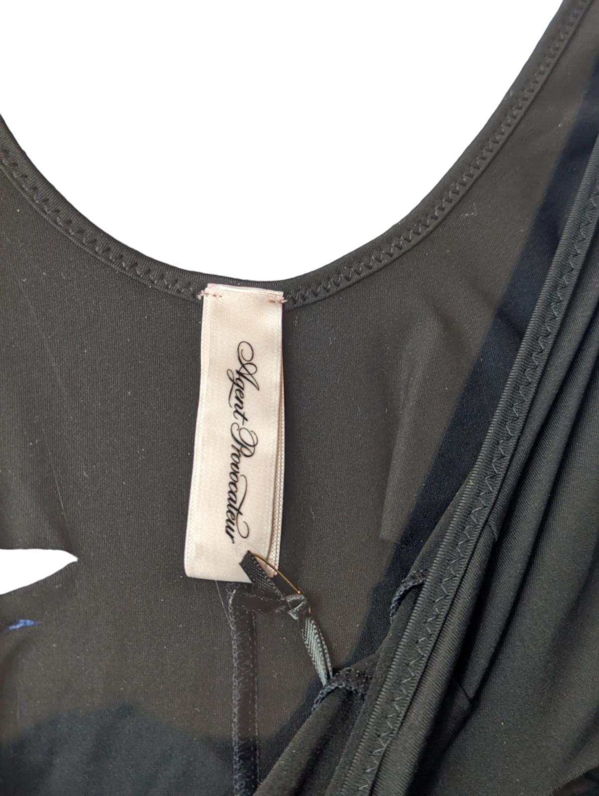 AGENT PROVOCATEUR Black Swimsuits Dakotta 1 Swim Costume Size L NEW RRP 235
