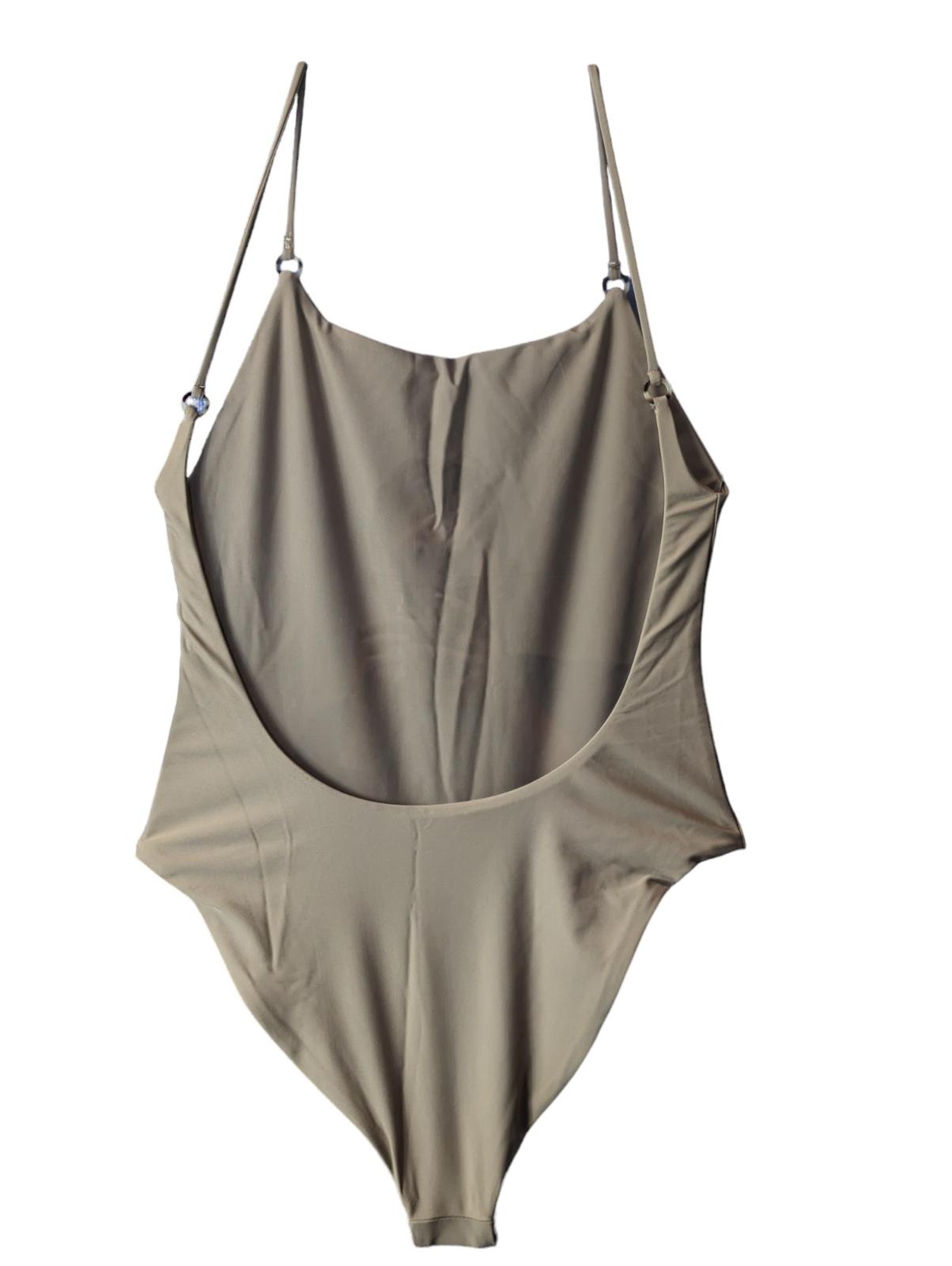JADE SWIM Neutrals Swimsuits JADE SWIM HINGE SWMST W RNG DTL Size S NEW RRP 220