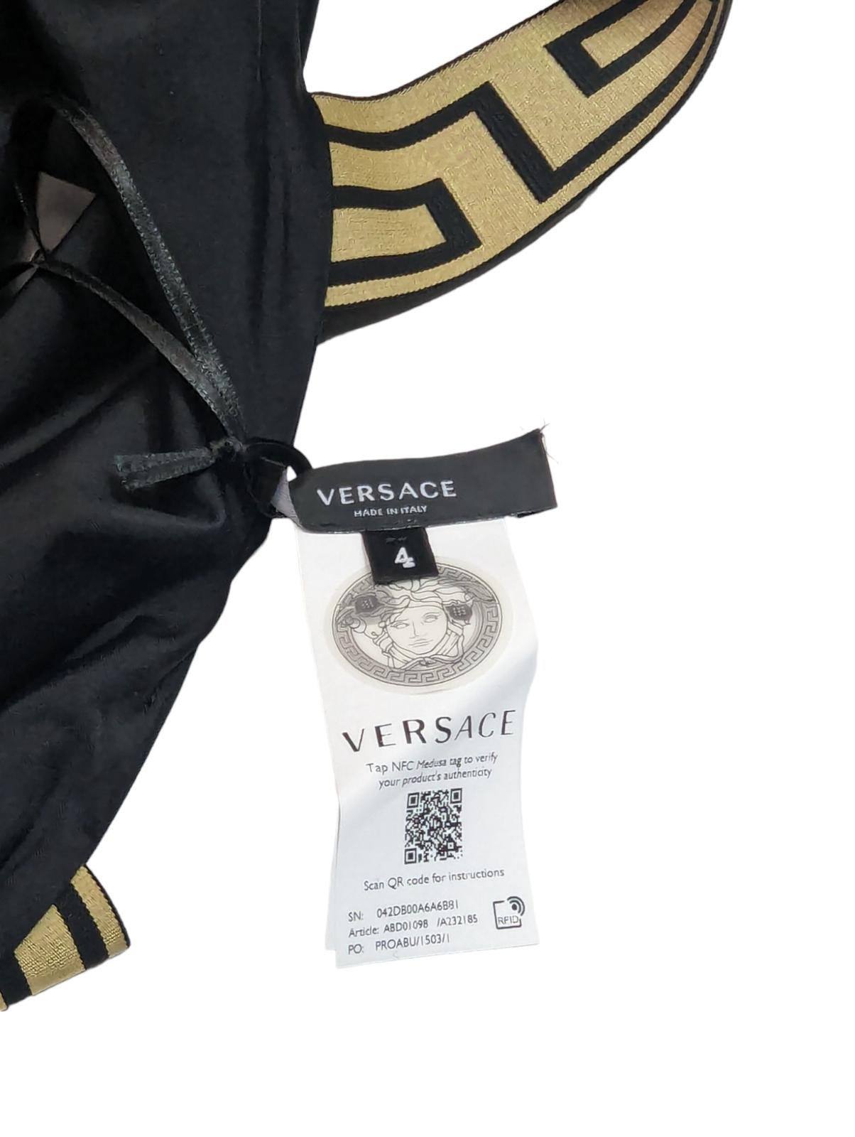 VERSACE Swimming Costumes Bikini Black One Piece Iconic L NEW RRP 355
