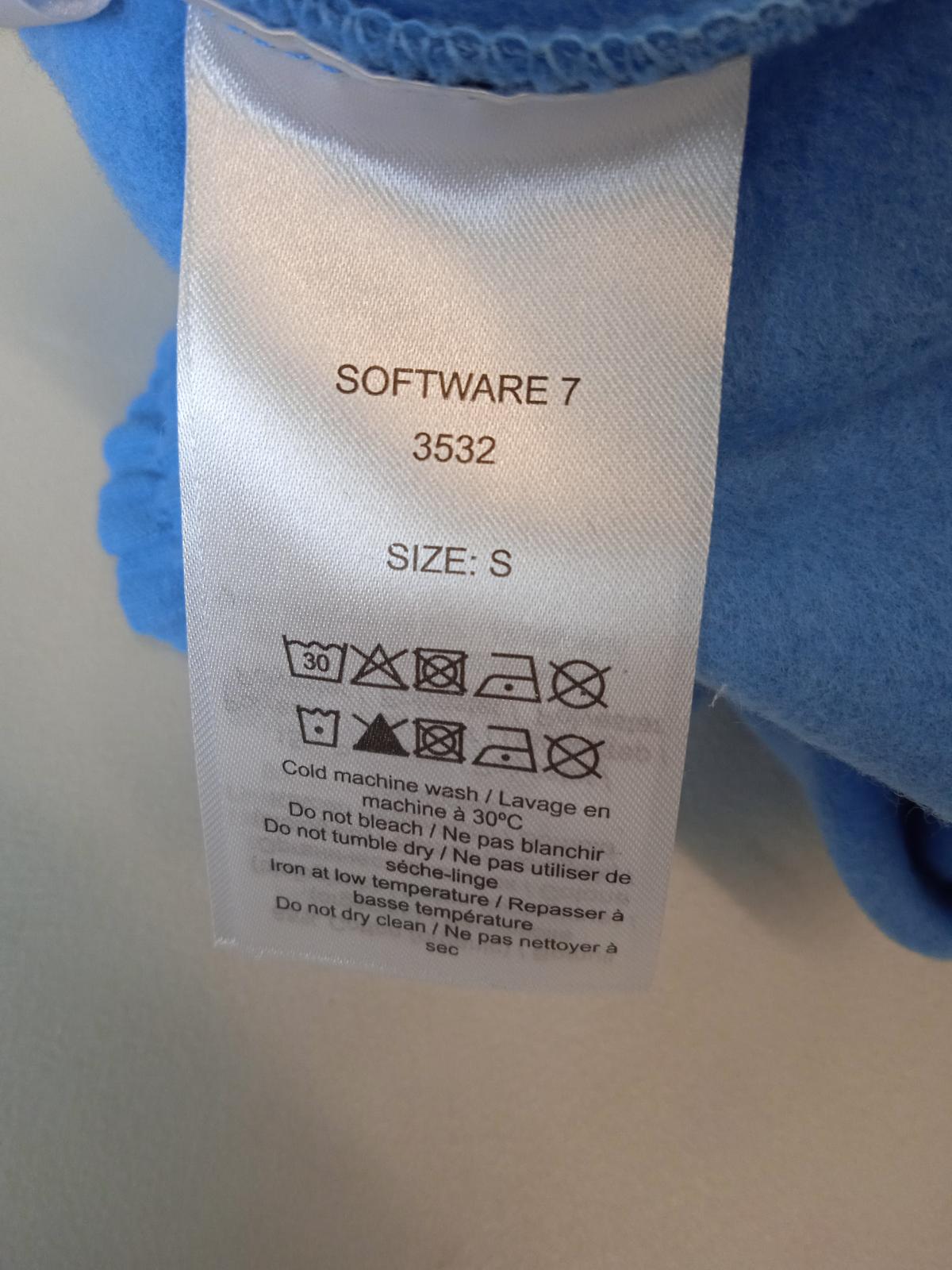 GANNI T2924 Drawstring Shorts Elastic Waist Cotton Blend Azure Blue S NEW RRP95