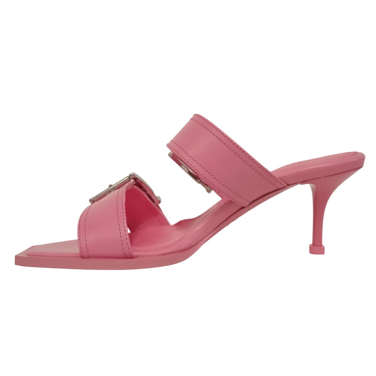 ALEXANDER MCQUEEN Ladies Pink Leather Strappy Mule Sandals EU36 UK3 RRP790 NEW