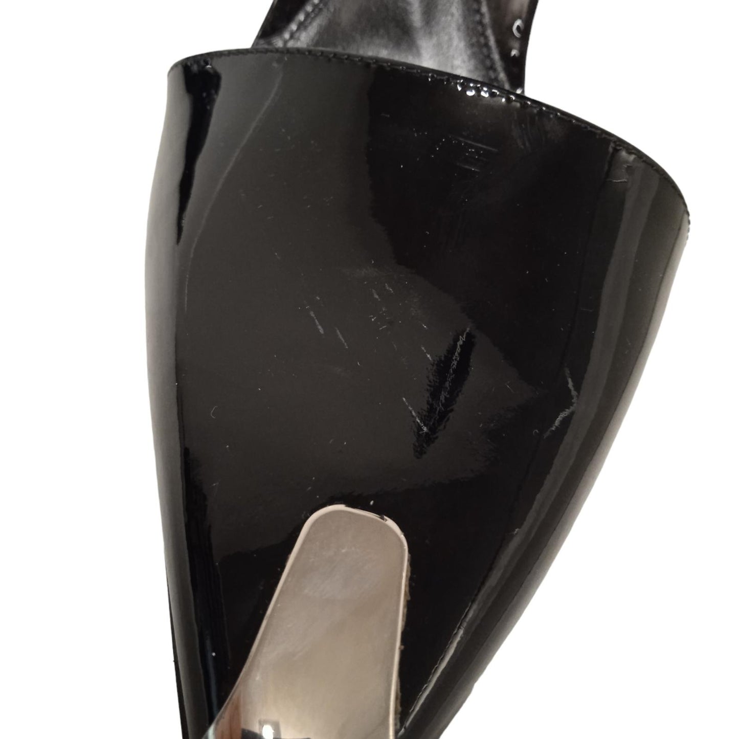 ALEXANDER MCQUEEN Ladies Black Patent Leather Punk Pumps EU41 UK8 RRP690 NEW