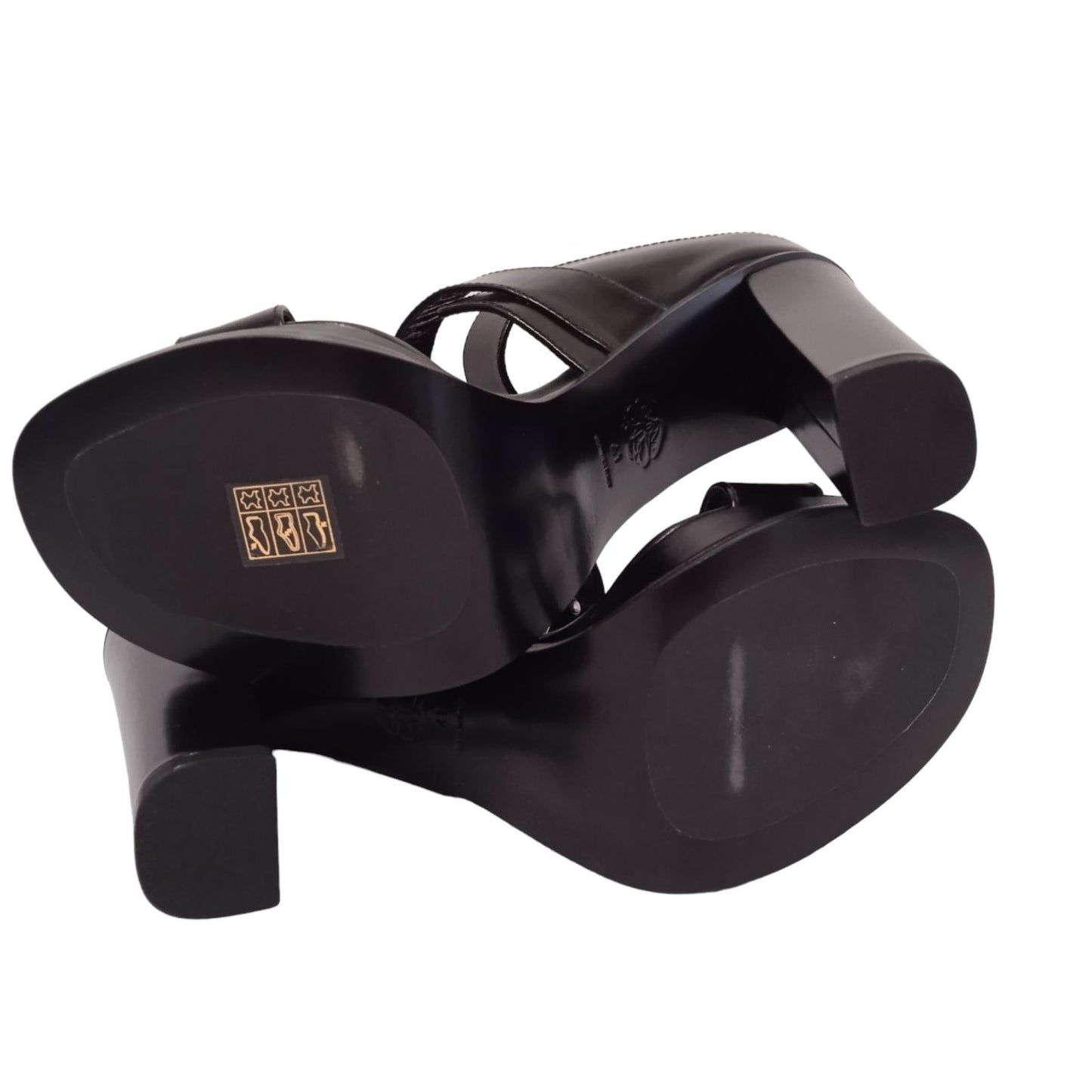 ALEXANDER MCQUEEN Ladies Black Leather Buckle Sandals EU41 UK8 RRP990 NEW