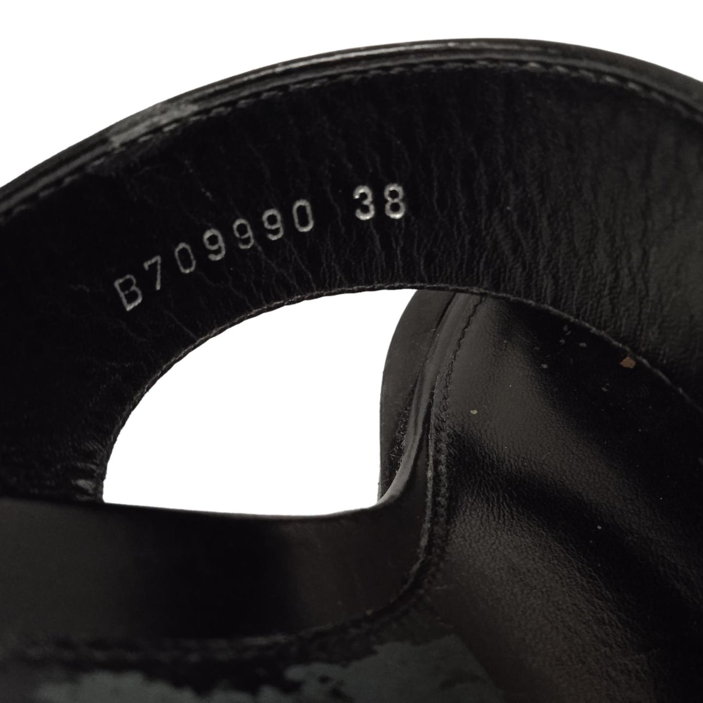 ALEXANDER MCQUEEN Ladies Black Leather Buckled Mule Sandals EU38 UK5 RRP790 NEW