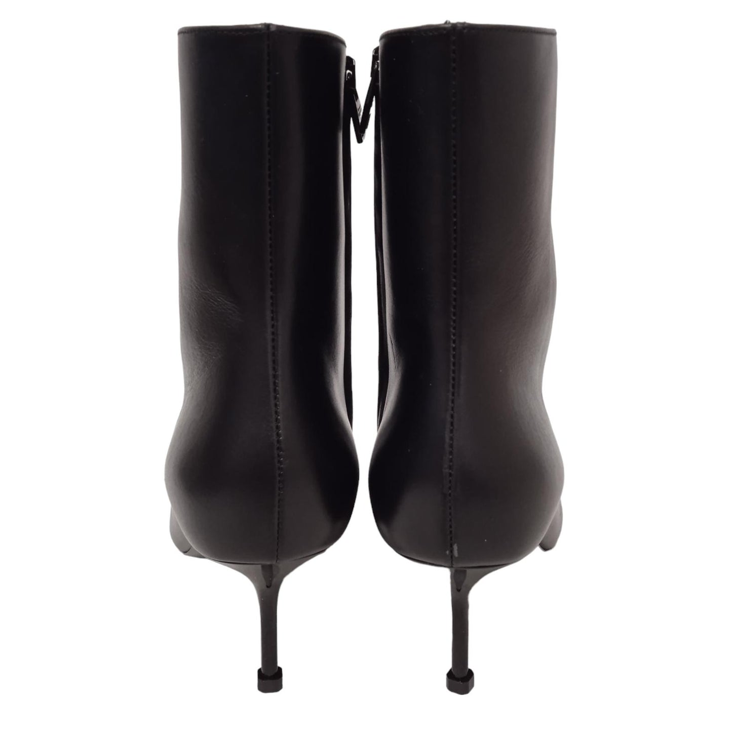 ALEXANDER MCQUEEN Ladies Black Leather Punk 60 Ankle Boots EU41 UK8 RRP790 NEW