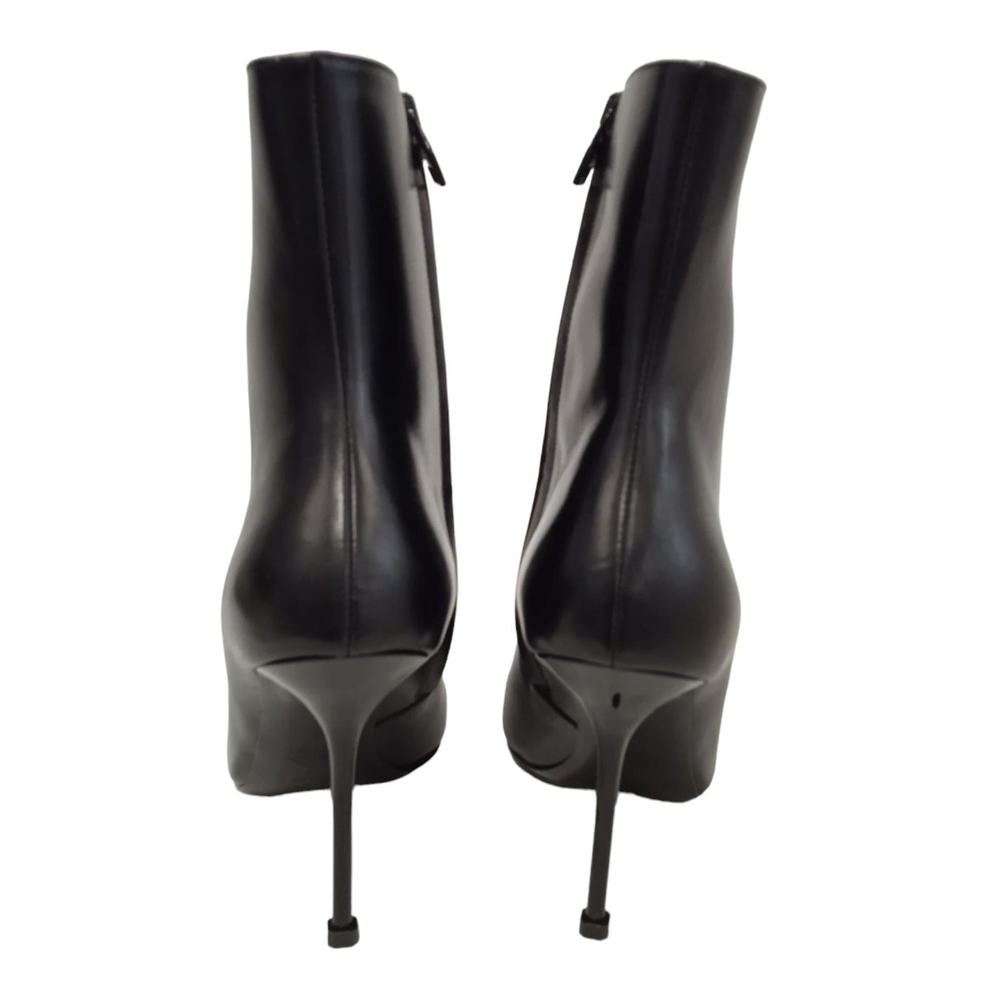 ALEXANDER MCQUEEN Ladies Black Leather Punk 90 Ankle Boots EU41 UK8 RRP790 NEW