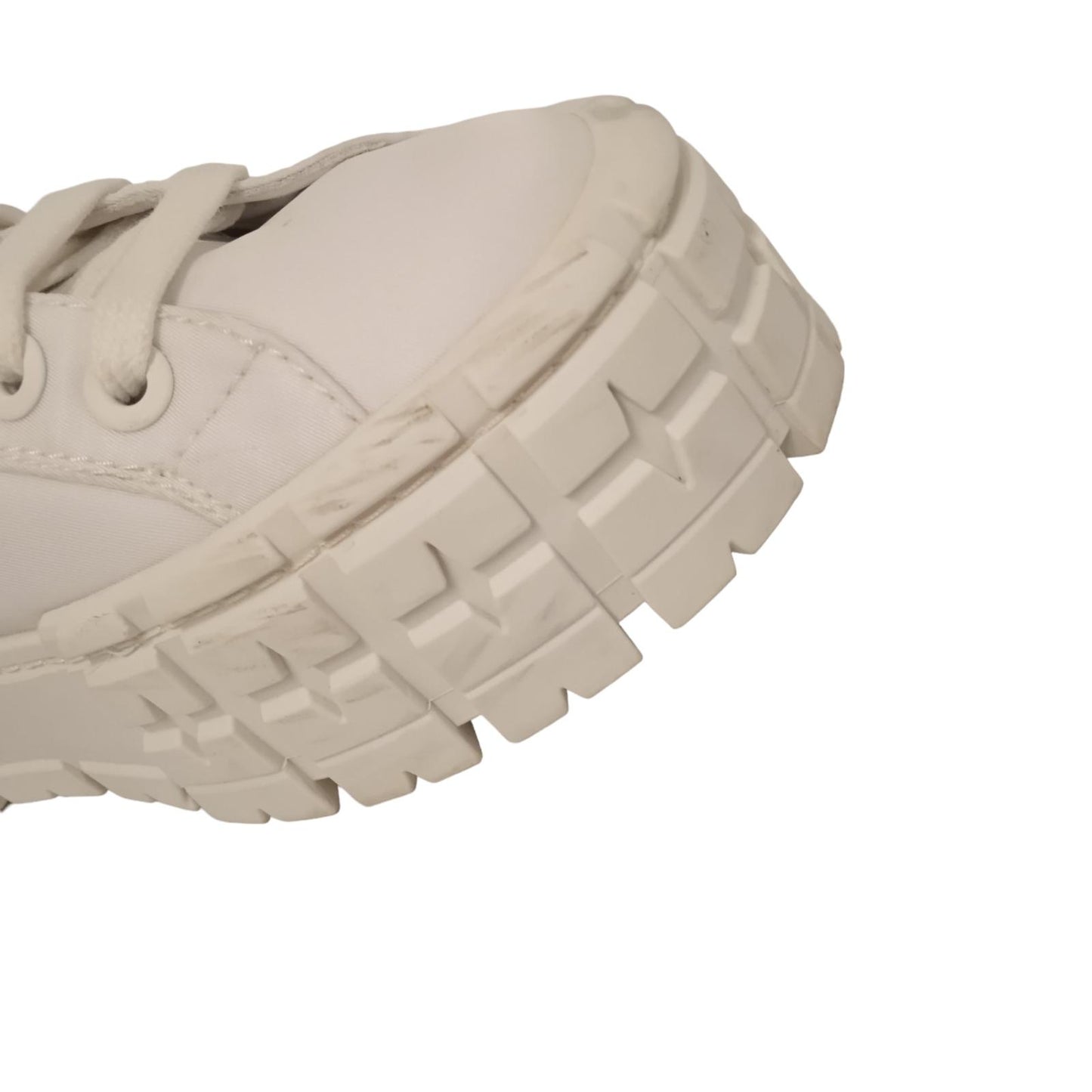 PRADA Ladies White Re-Nylon Double Wheel Low Top Sneakers IT39 UK6 RRP750 NEW