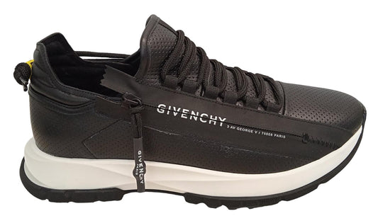 GIVENCHY Men's Spectre Runner Black Leather Sneakers EU42.5 UK8.5 NEW RRP695