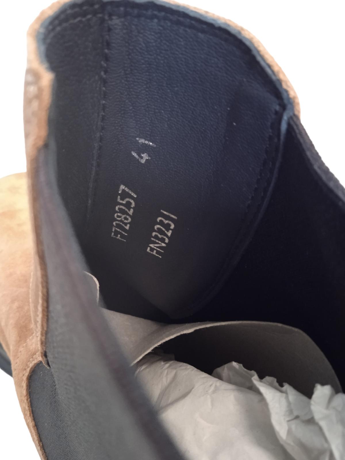ALEXANDER MCQUEEN Tread Slim Chelsea Boots Suede Tan/Black EU41 UK7 NEW RRP790