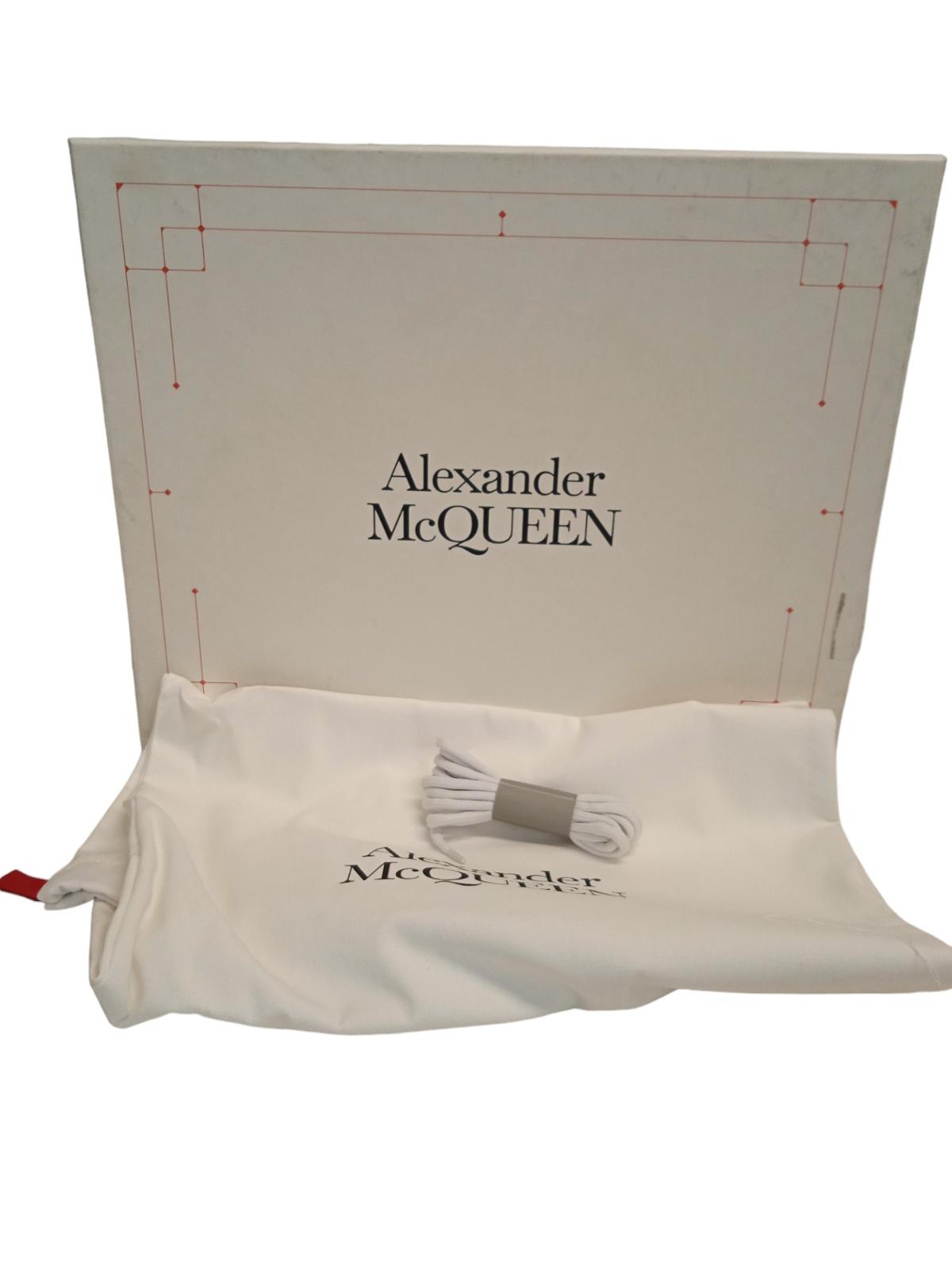 ALEXANDER MCQUEEN Wander Combat Boots Leather Platform White EU41 UK8 NEW RRP690