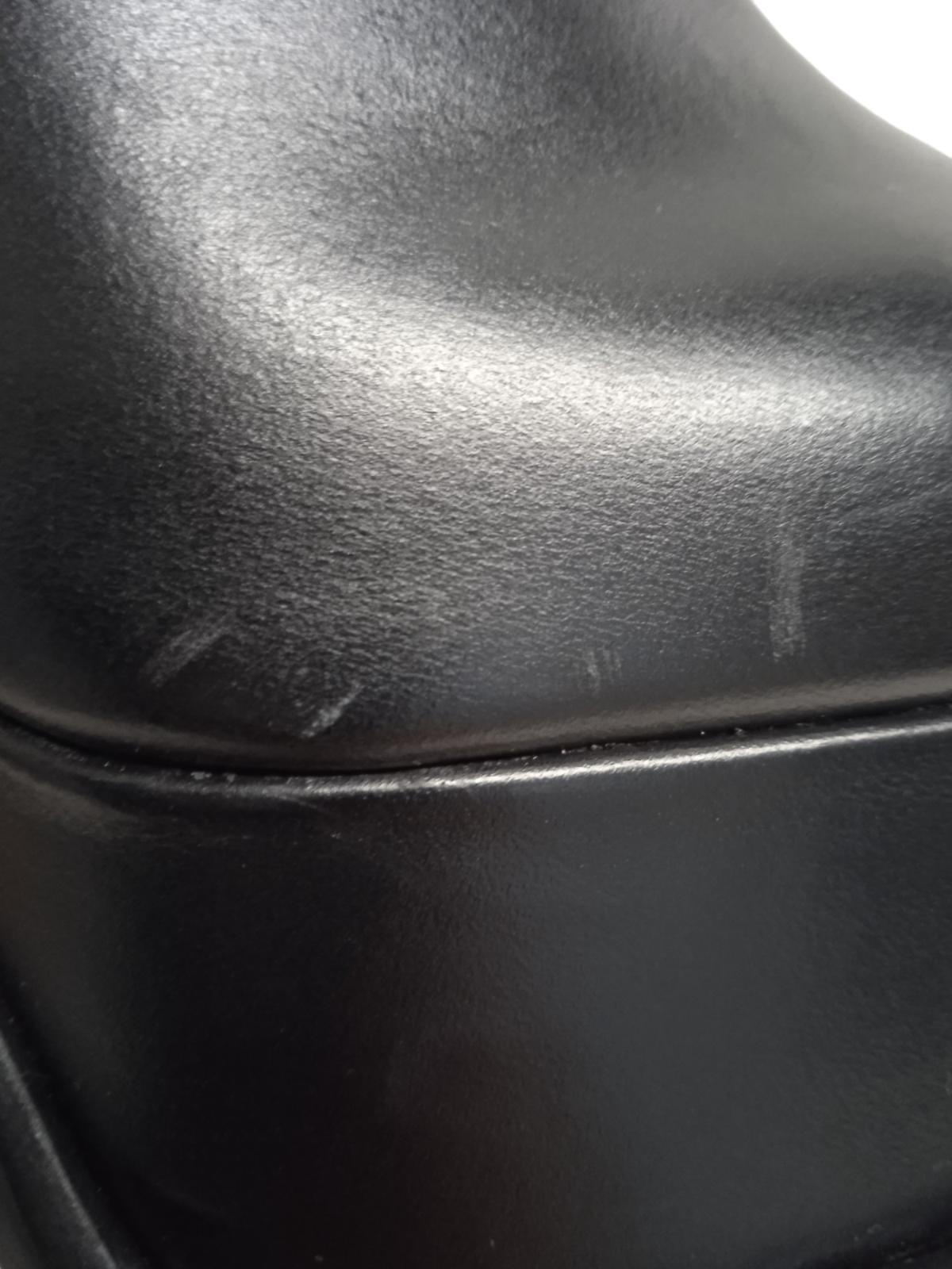 ALEXANDER MCQUEEN Platform Boots Leather Heeled Black EU38.5 UK5.5 NEW RRP950