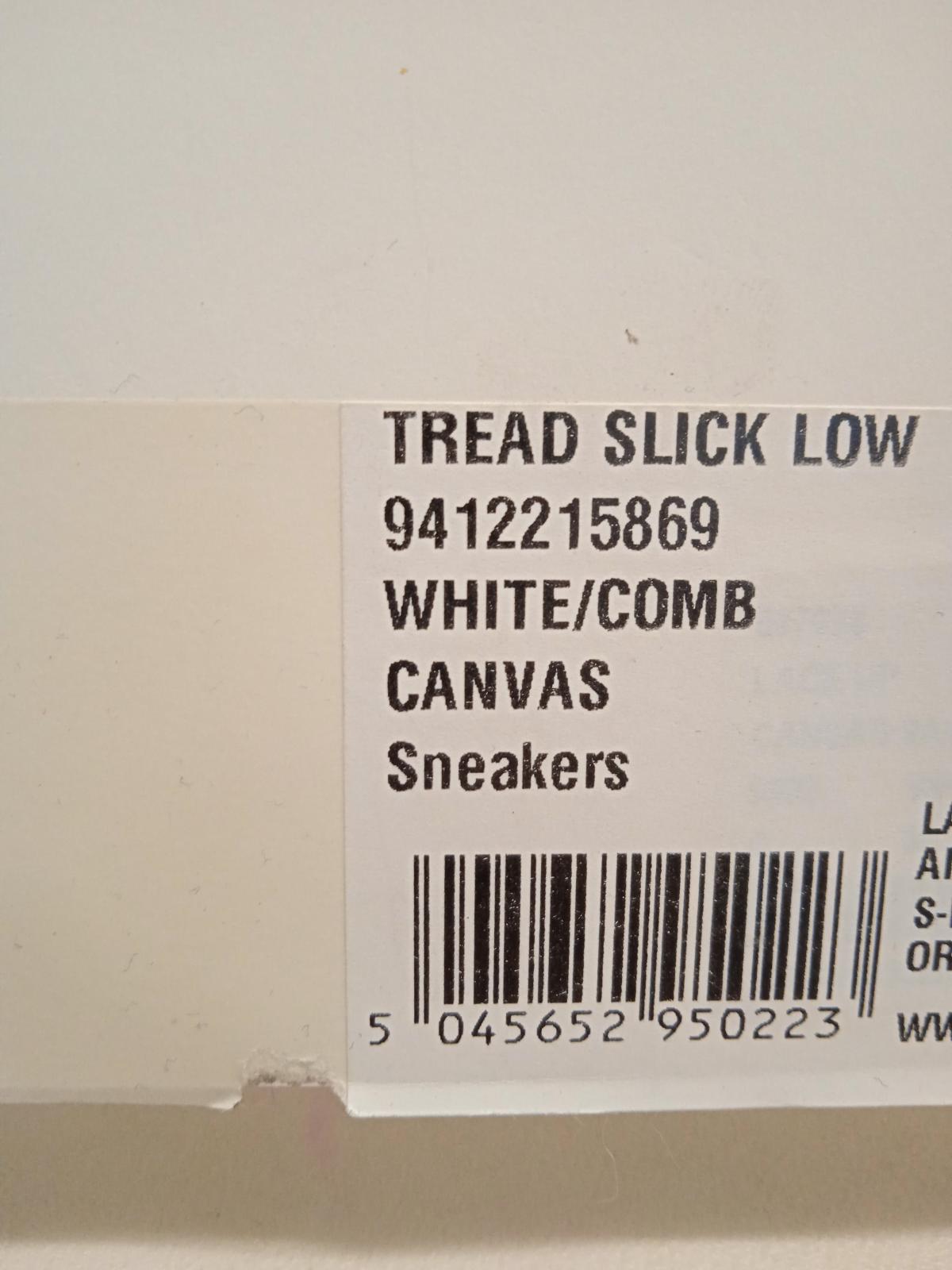 ALEXANDER MCQUEEN Tread Slick Sneakers Canvas White/Pink EU39 UK6 NEW RRP550