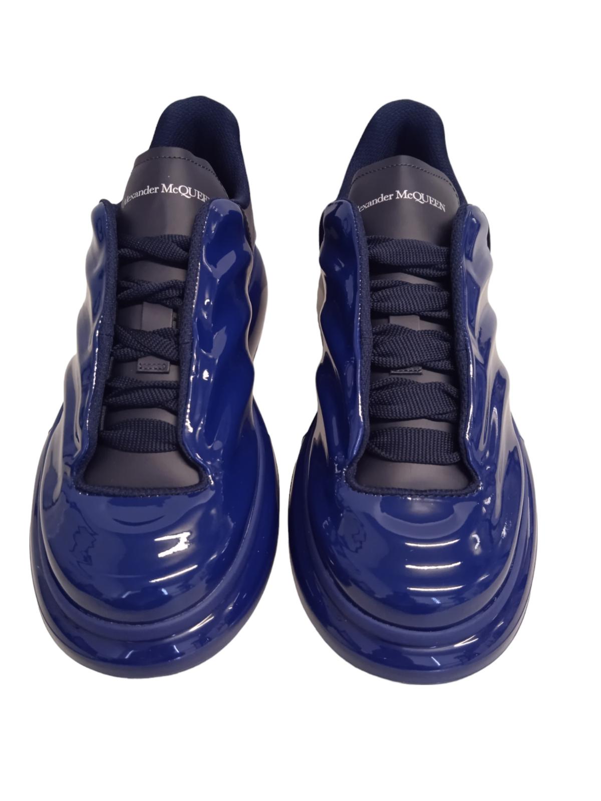 ALEXANDER MCQUEEN Gloss Lux Sneakers Synthetic Men's Navy EU40 UK6 NEW RRP590