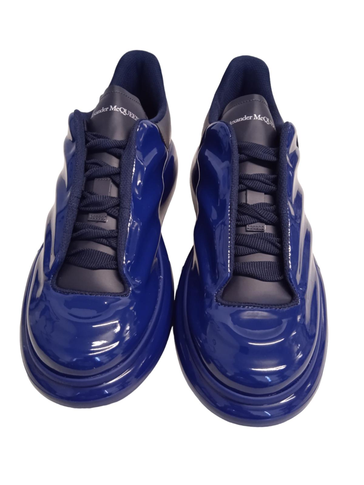 ALEXANDER MCQUEEN Gloss Lux Sneakers Synthetic Men's Navy EU43 UK9 NEW RRP590