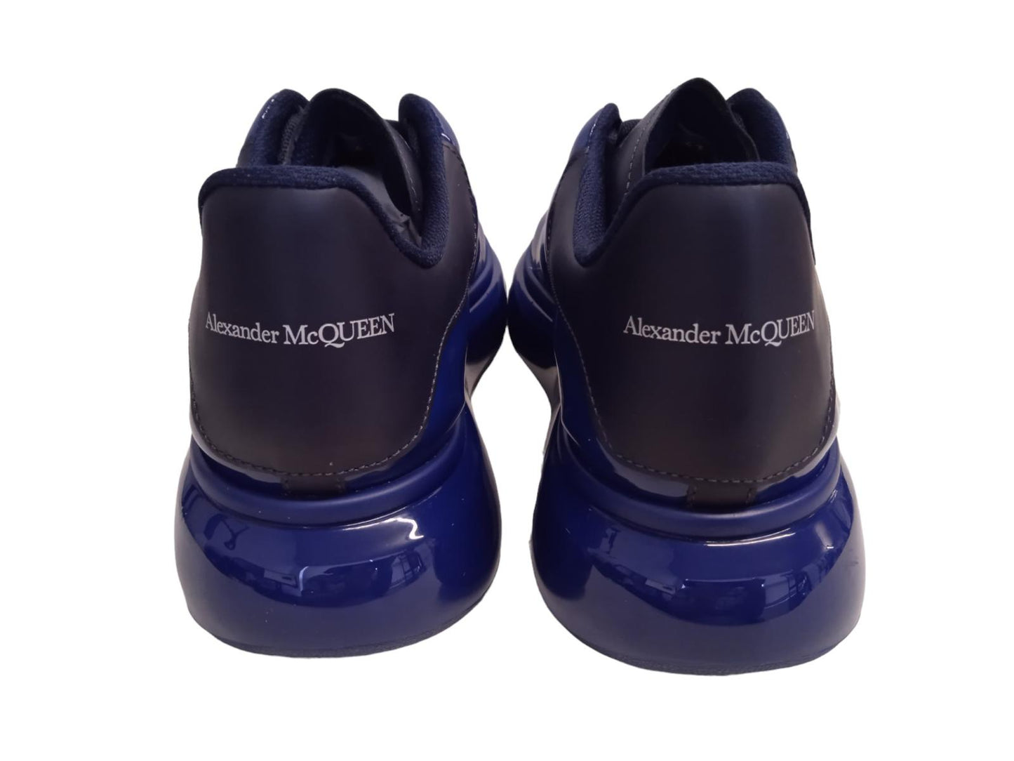 ALEXANDER MCQUEEN Gloss Lux Sneakers Synthetic Men's Navy EU43 UK9 NEW RRP590