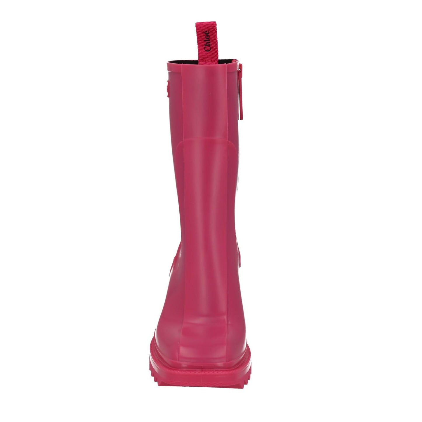 CHLOE Ladies Pink Betty Ankle Wellington Rain Boots Size EU37 UK4 RRP475 NEW