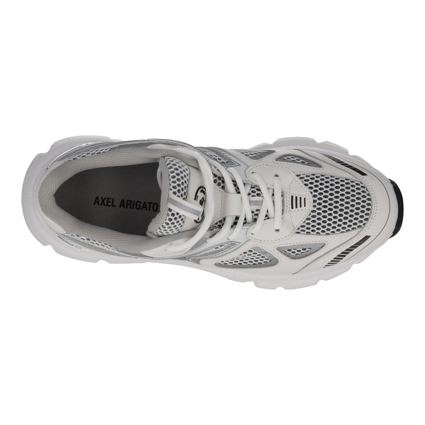 AXEL ARIGATO Trainers Marathon Runner Low Top White Silver EU43 UK9 NEW RRP290