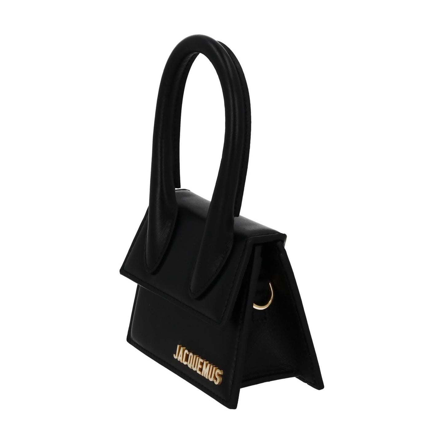 JACQUEMUS Handbag Le Chiquito Mini Bag Black Calf Leather 12 x 9 cm NEW RRP520