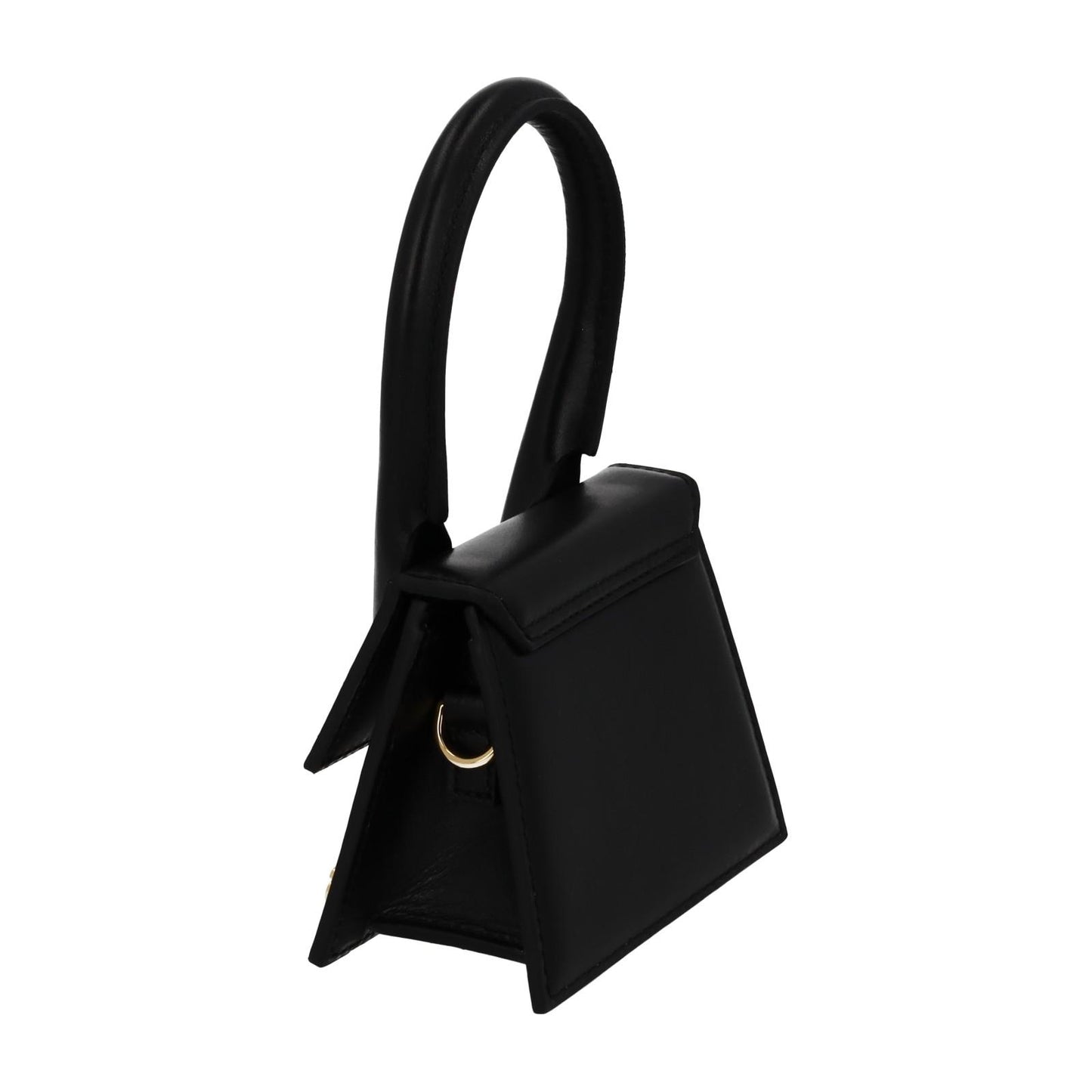 JACQUEMUS Handbag Le Chiquito Mini Bag Black Calf Leather 12 x 9 cm NEW RRP520