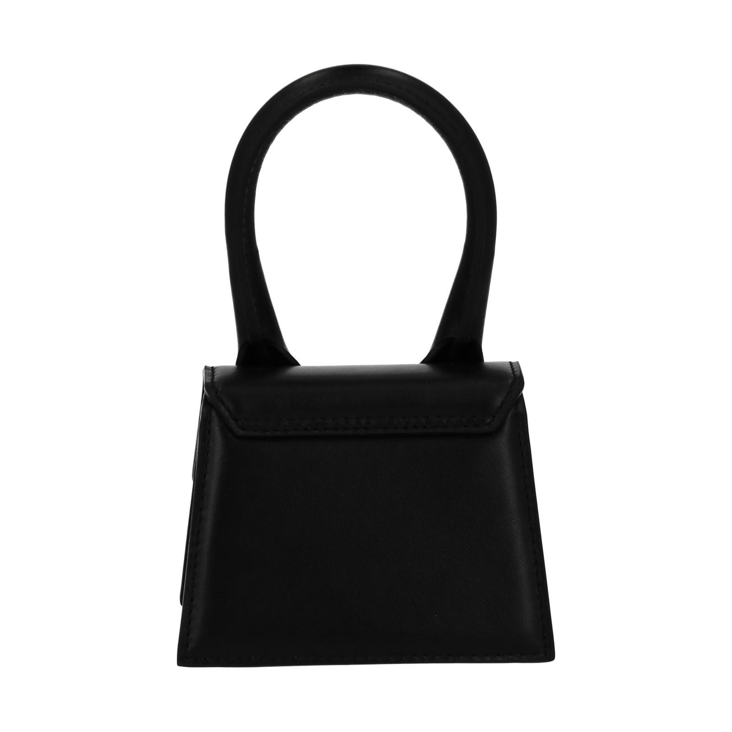 JACQUEMUS Handbag Le Chiquito Mini Bag Black Calf Leather 12 x 9 cm NEW RRP520