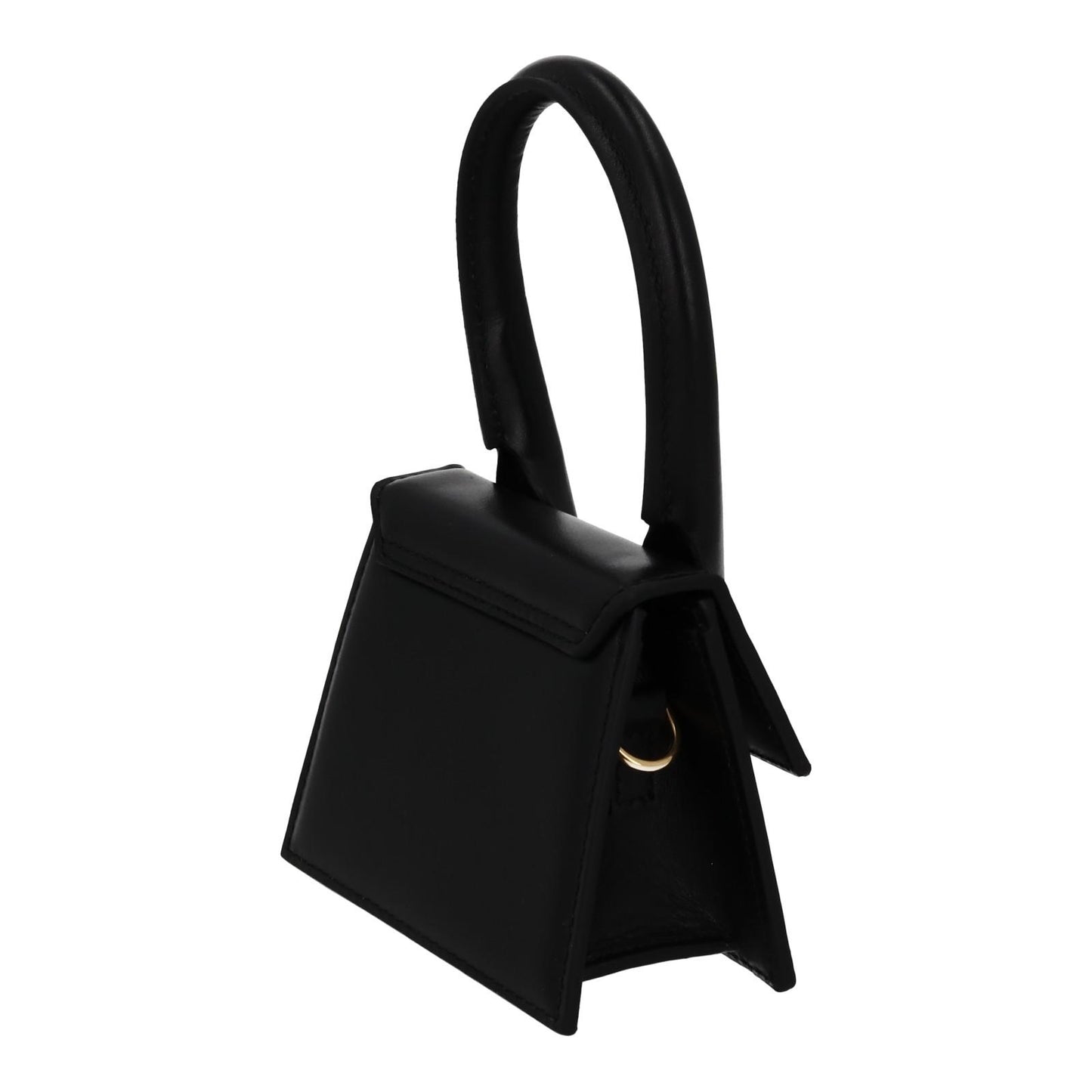 JACQUEMUS Handbag Le Chiquito Mini Bag Black Calf Leather 12 x 9 cm NEW RRP520