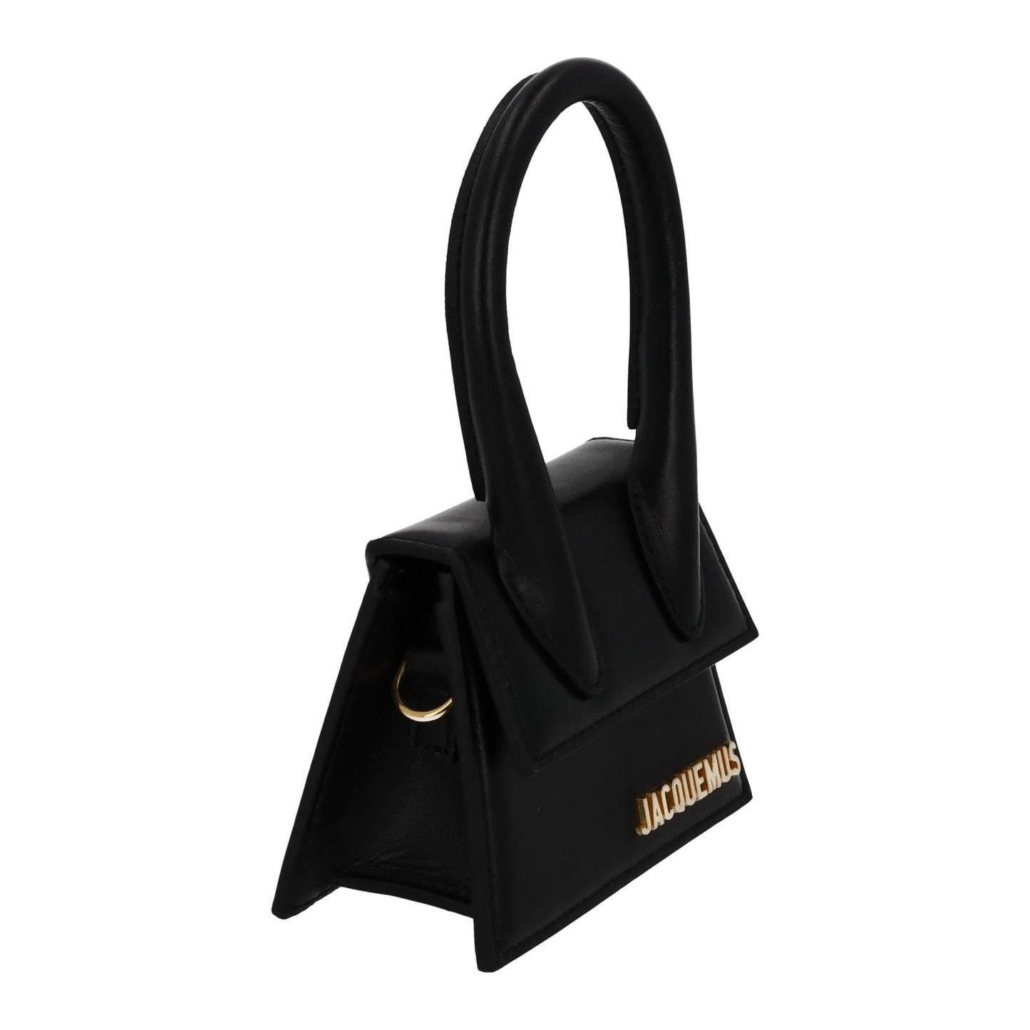 JACQUEMUS Handbag Le Chiquito Mini Bag Black Calf Leather 12 x 9 cm NEW RRP520