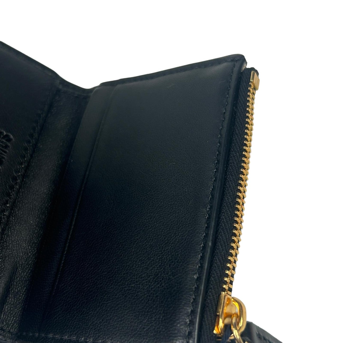 JACQUEMUS Leather Wallet Le Compact Bambino Ladies Black Size:OS NEW RRP: 275