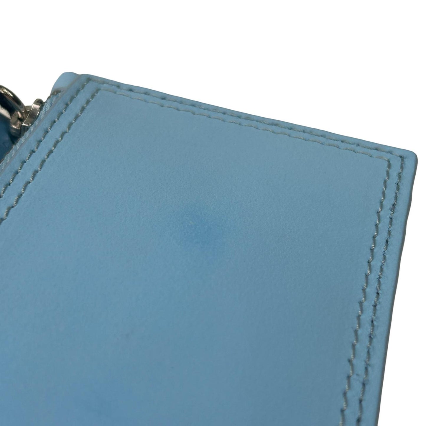 JACQUEMUS Leather Cardholder Le Porte Nastrinu Ladies Blue Size:OS NEW RRP: 170