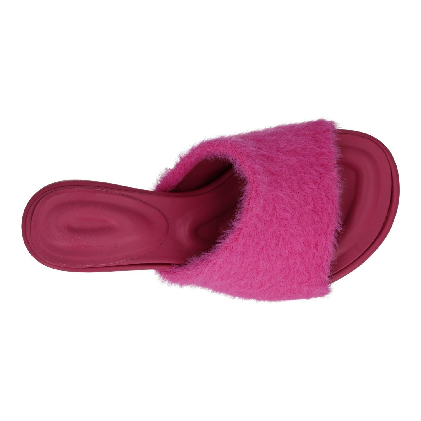 JACQUEMUS Argilla Mule Shoes Fluffy Mid Heel Sandal Pink EU41 UK8 NEW RRP660