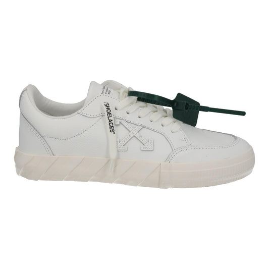 OFF-WHITE Trainers Low Vulcanized Calf Leather White IT40 UK6 NEW RRP390
