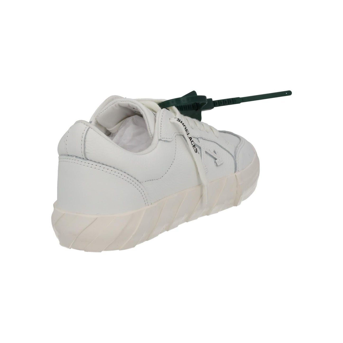 OFF-WHITE Trainers Low Vulcanized Calf Leather White IT40 UK6 NEW RRP390
