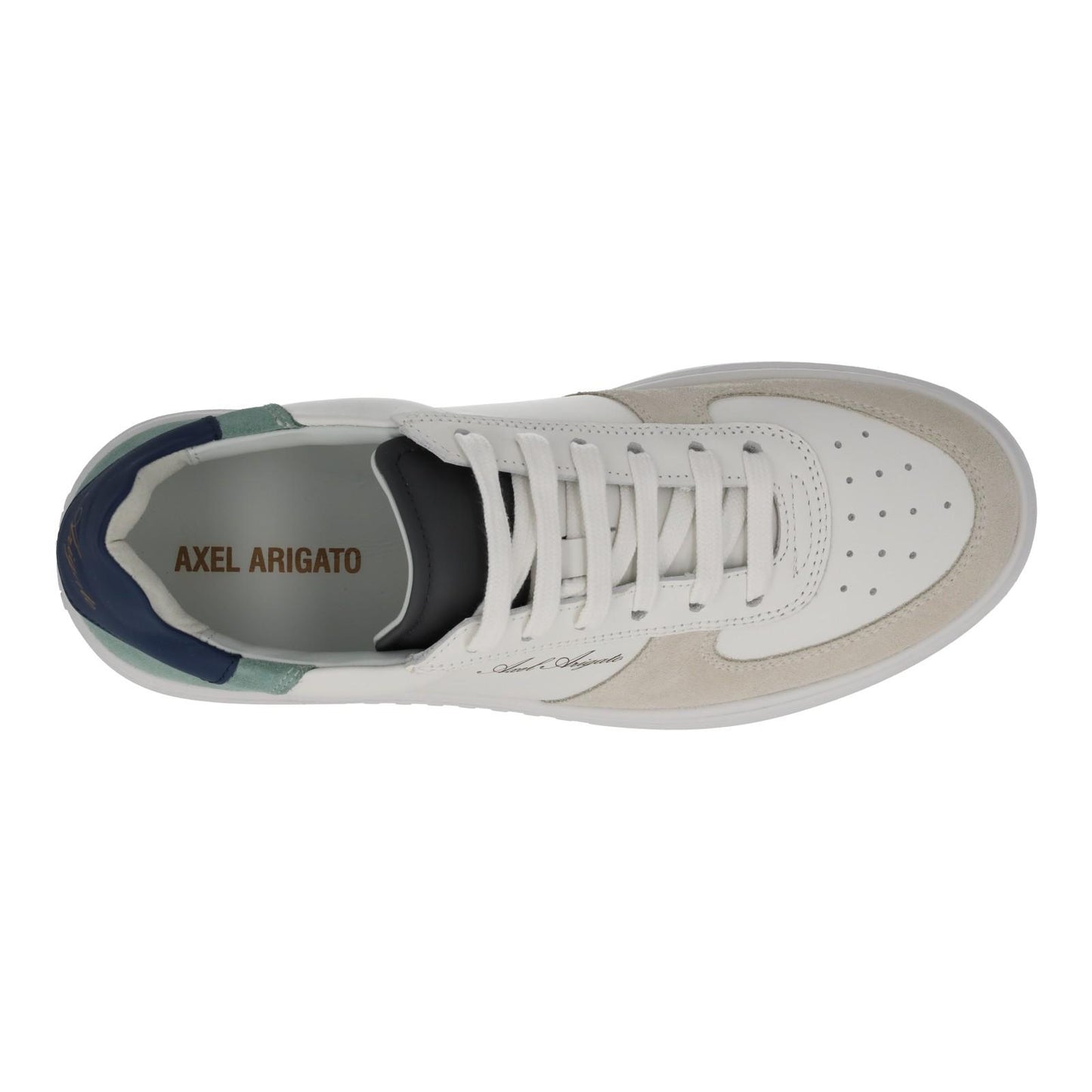AXEL ARIGATO Orbit Sneaker 24009 Suede Leather Grey White EU40 UK6.5 NEW RRP230