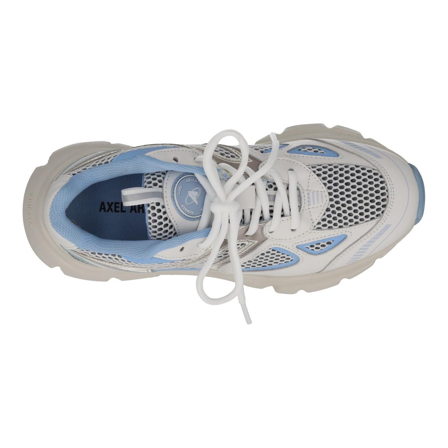 AXEL ARIGATO Ladies White & Blue Marathon Runner Trainers EU38 UK5 RRP270 NEW