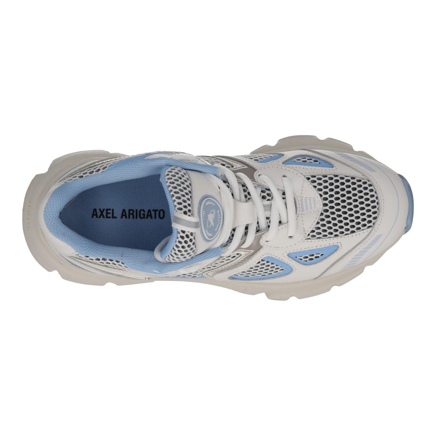 AXEL ARIGATO Ladies White & Blue Marathon Runner Trainers EU39 UK6 RRP270 NEW