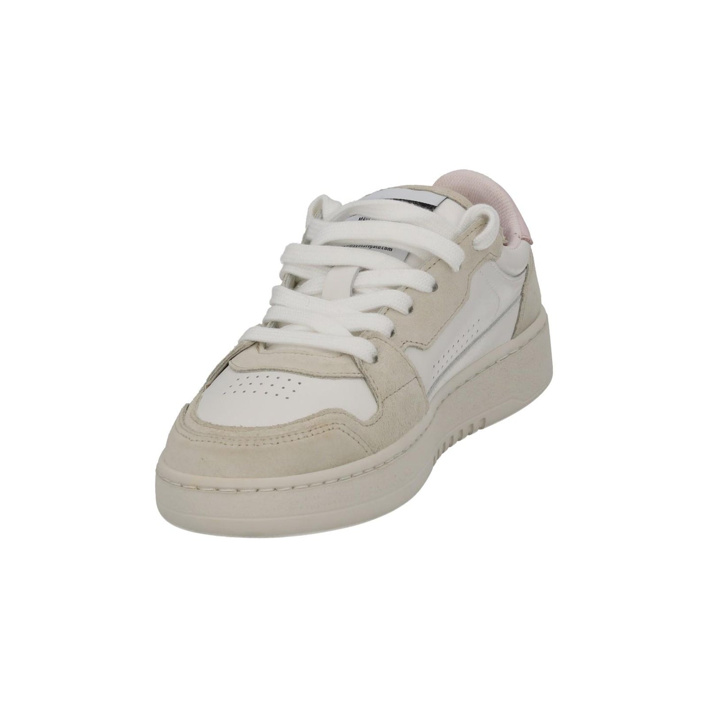 AXEL ARIGATO Trainers Dice Lo Sneaker White Pink Leather Suede UK3.5 NEW RRP220
