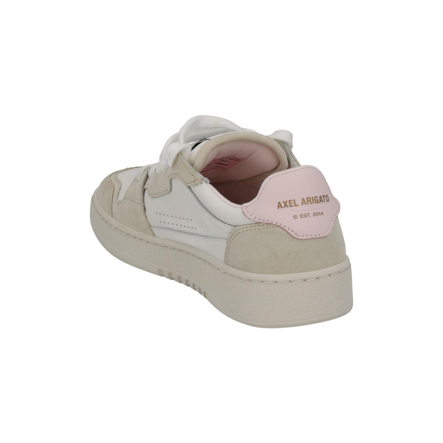 AXEL ARIGATO Trainers Dice Lo Sneaker White Pink Leather Suede UK3.5 NEW RRP220