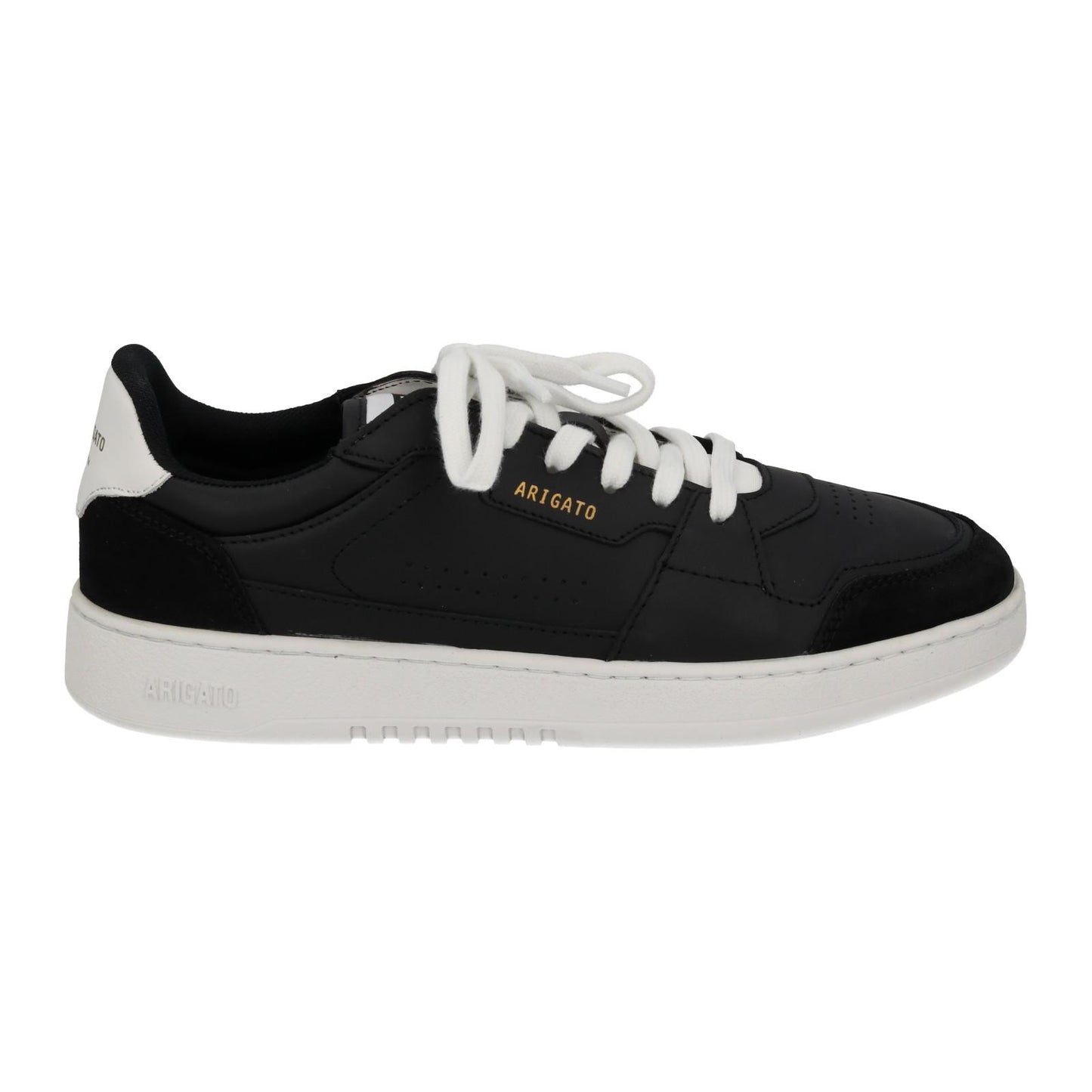 AXEL ARIGATO Trainers Dice Lo Sneaker Black White Leather Suede UK6.5 NEW RRP215