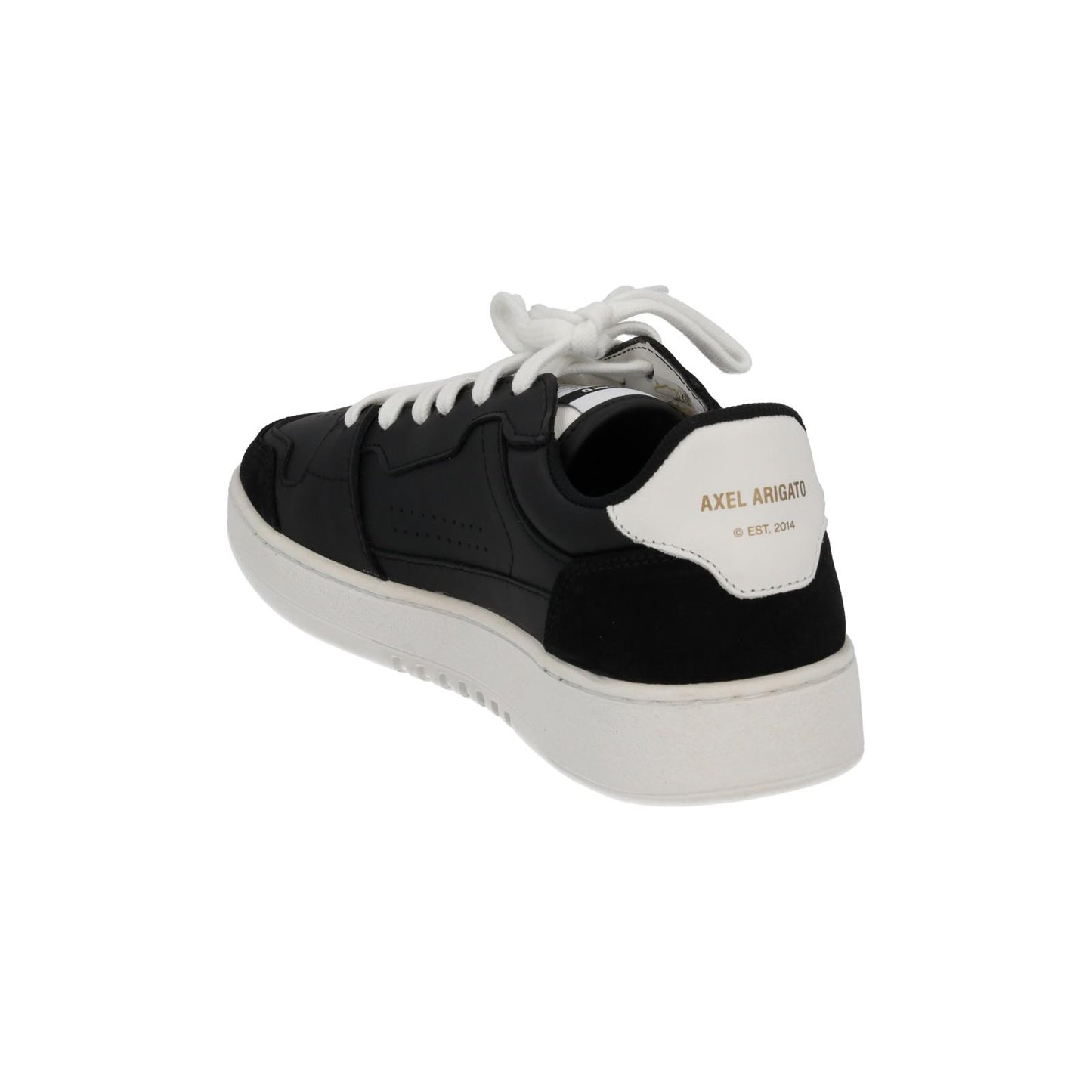 AXEL ARIGATO Trainers Dice Lo Sneaker Black White Leather Suede UK6.5 NEW RRP215