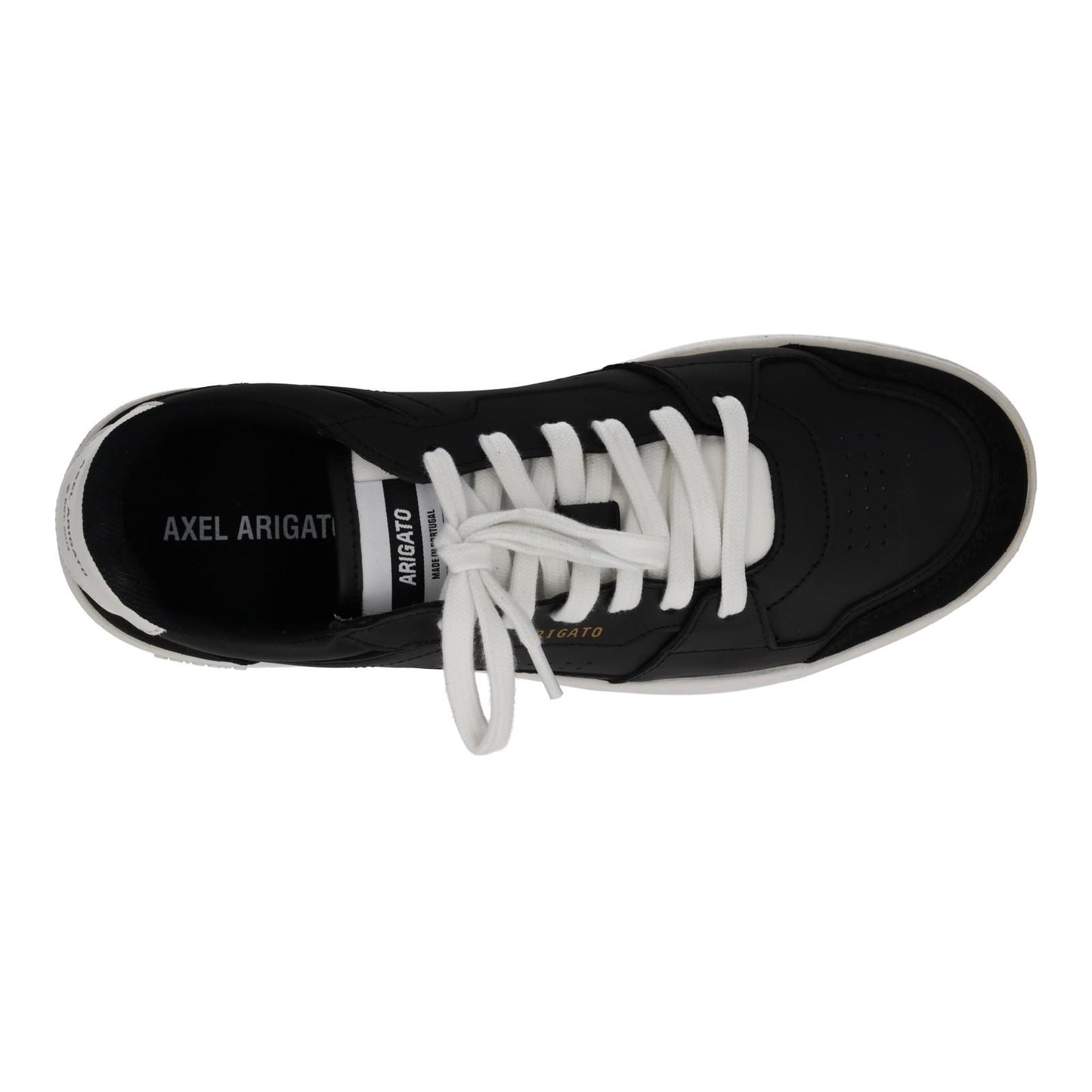 AXEL ARIGATO Trainers Dice Lo Sneaker Black White Leather Suede UK6.5 NEW RRP215