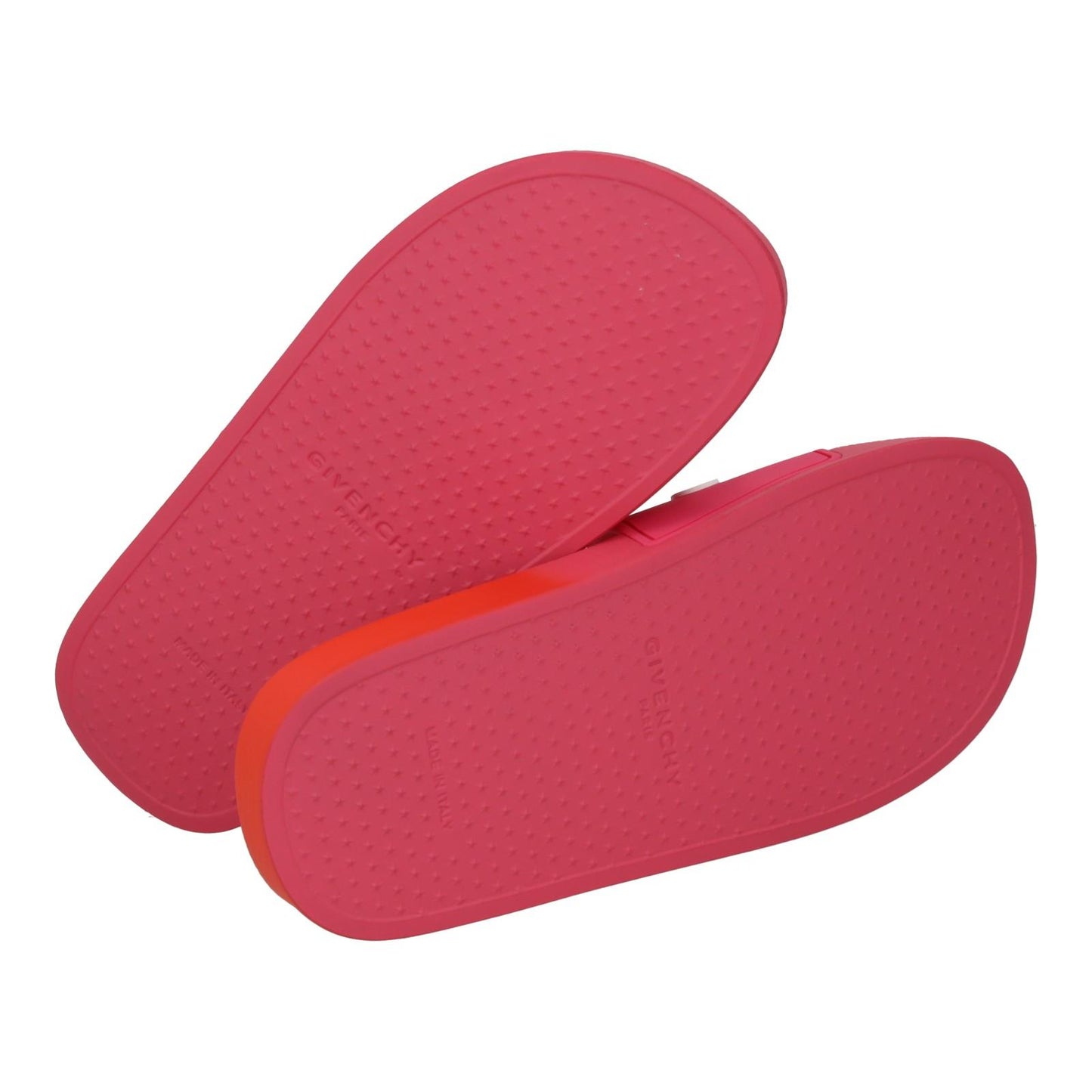GIVENCHY Slide Flat Sandal Slip On Logo Slide Pink Orange EU39 UK6 NEW RRP290